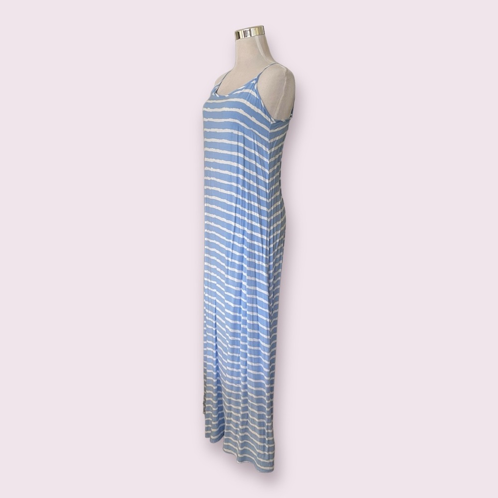 Glassons Blue And White Striped Maxi Dress - Picture 4 of 5